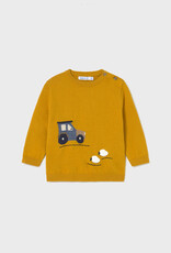 Mayoral Ochre Sweater w/Tractor
