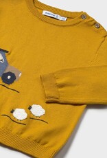 Mayoral Ochre Sweater w/Tractor