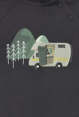 Mayoral Pullover Hoodie w/Camping Applique