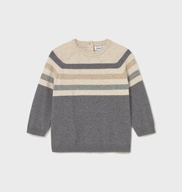 Mayoral Boys Graphite Block Sweater