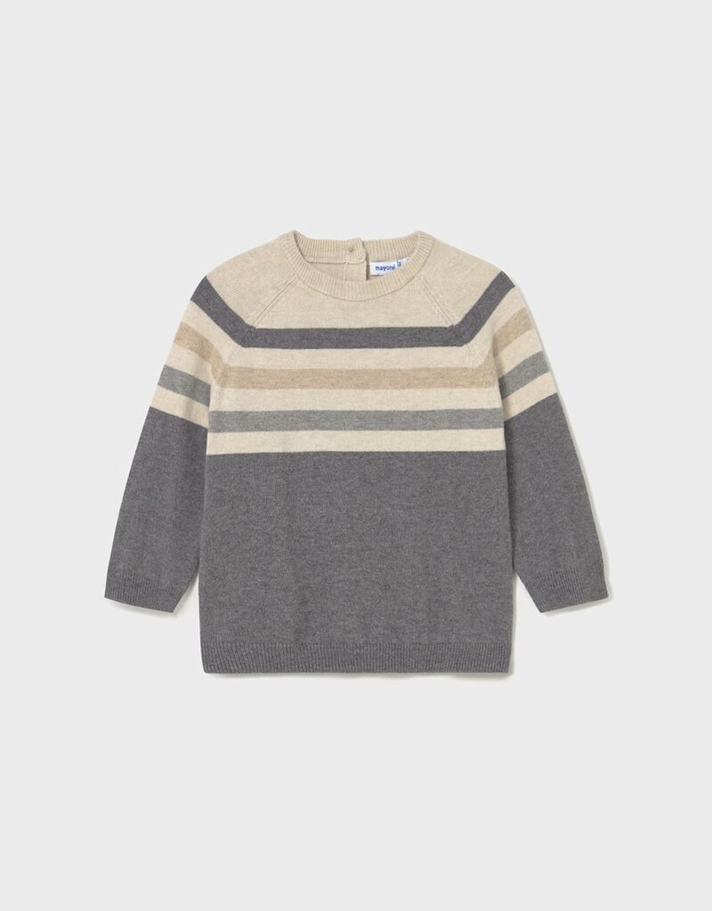 Mayoral Boys Graphite Block Sweater