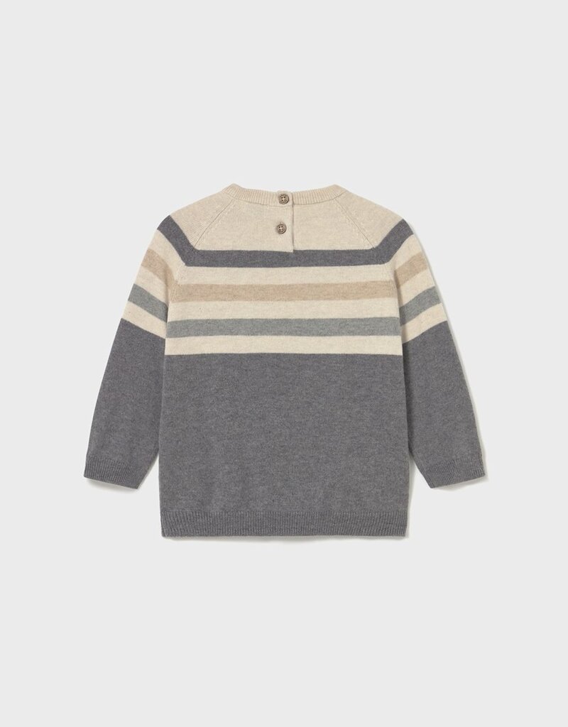 Mayoral Boys Graphite Block Sweater
