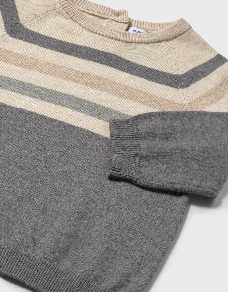 Mayoral Boys Graphite Block Sweater