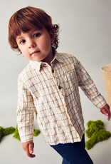 Mayoral L/S Buttondown Mustard Plaid