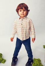 Mayoral L/S Buttondown Mustard Plaid