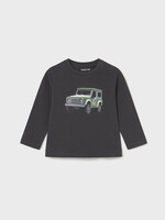 Mayoral SALE. L/S Jeep Print Tee Shadow