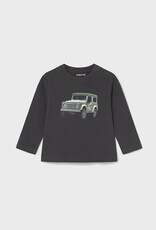 Mayoral L/S Jeep Print Tee Shadow