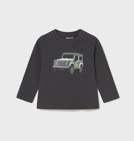 Mayoral L/S Jeep Print Tee Shadow