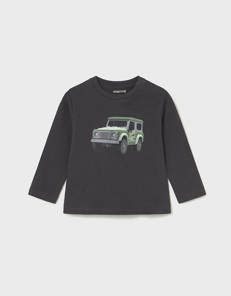 Mayoral L/S Jeep Print Tee Shadow