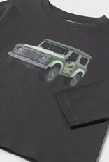 Mayoral L/S Jeep Print Tee Shadow