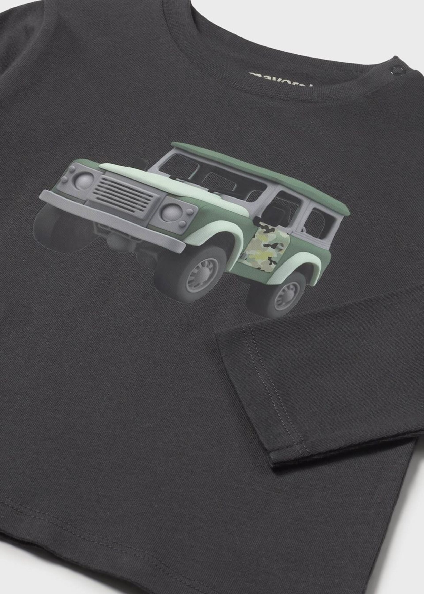 Mayoral L/S Jeep Print Tee Shadow