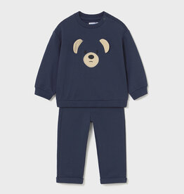 Mayoral SALE Blue Puppy Applique Top Pant Set