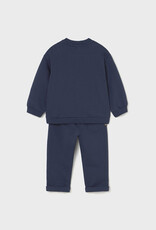 Mayoral Blue Puppy Applique Top Pant Set