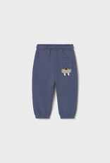 Mayoral Blue Walrus Fleece Pants