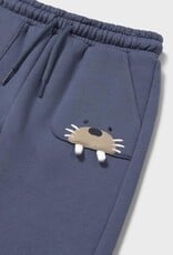 Mayoral Blue Walrus Fleece Pants