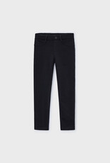 Mayoral Girls Black Fleece Basic Pants