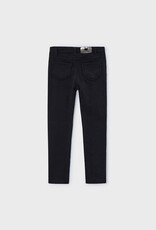 Mayoral Girls Black Fleece Basic Pants