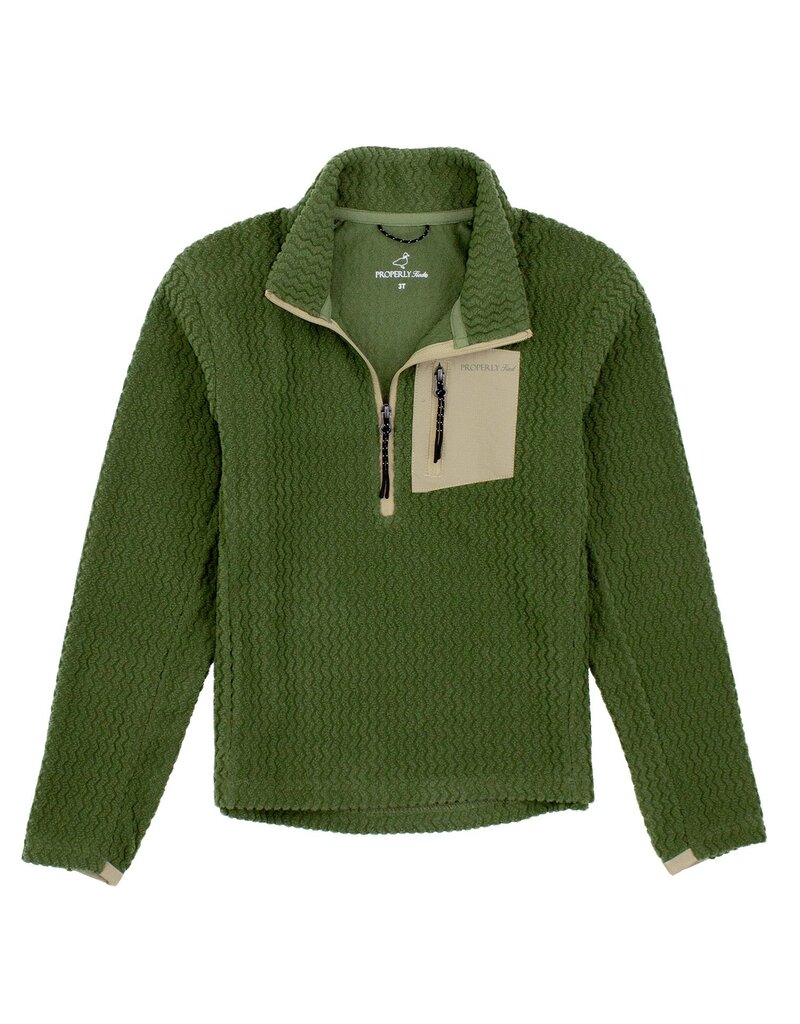 Properly Tied Yukon Pullover Olive