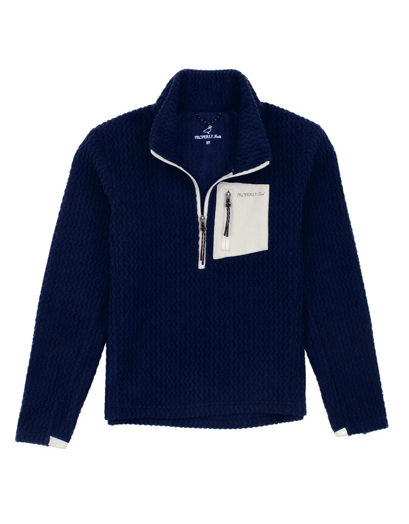 Properly Tied Yukon Pullover Navy