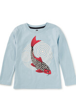 Tea Collection Koi Fish Graphic Tee Sterling