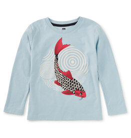 Tea Collection Koi Fish Graphic Tee Sterling