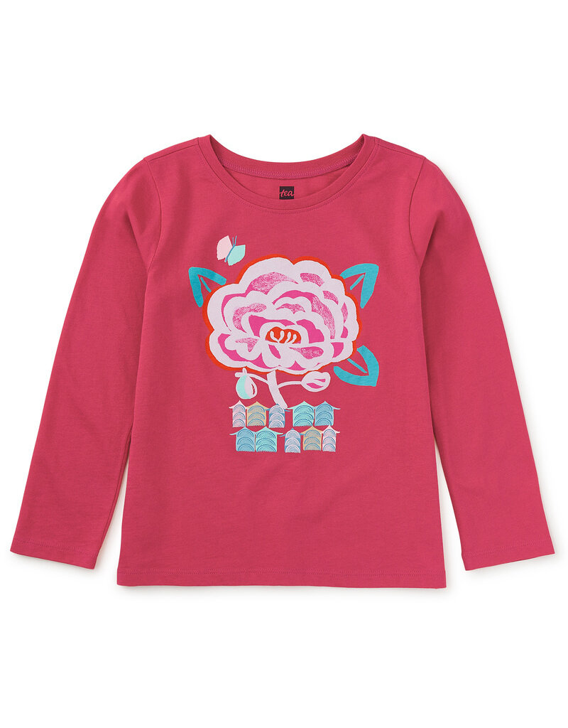 Tea Collection Hanok Village Graphic Tee Thistle