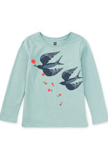 Tea Collection Magpies Graphic Tee Sterling