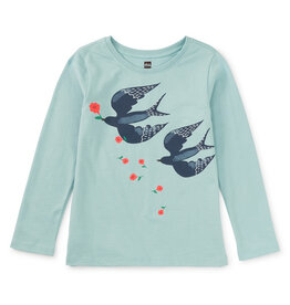 Tea Collection Magpies Graphic Tee Sterling