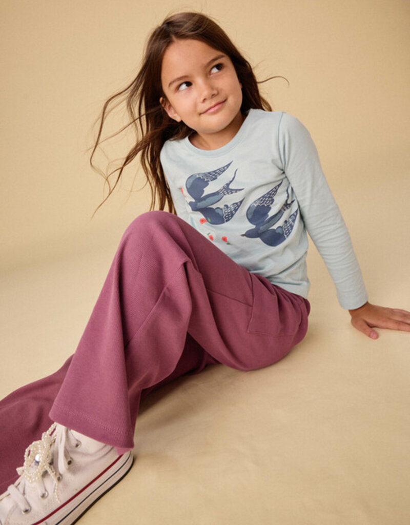 Tea Collection Magpies Graphic Tee Sterling