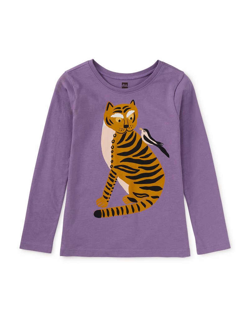 Tea Collection Tiger Magpie Graphic Tee Taffy