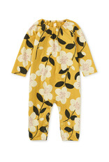 Tea Collection Raglan Baby Romper Plum Blossom
