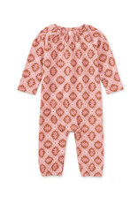 Tea Collection Raglan Baby Romper Metallic