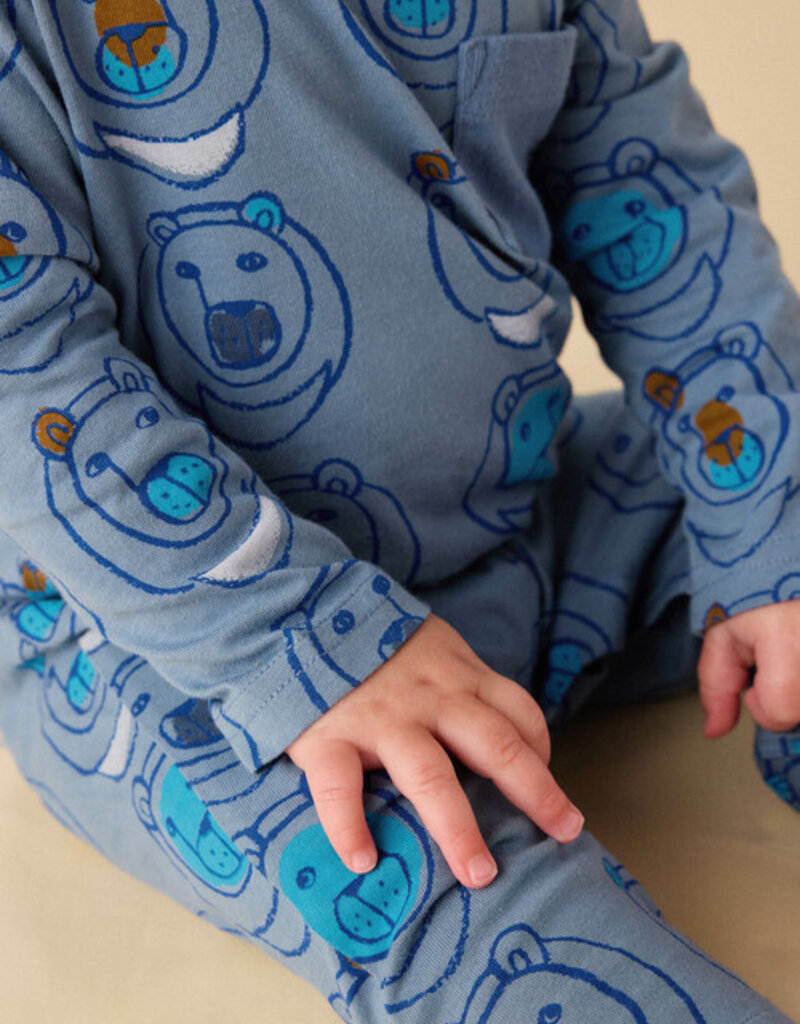 Tea Collection L/S Pocket Baby Moon Bear