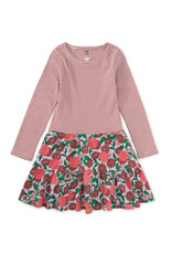 Tea Collection Tiered Skirted Twirl Dress Persimmon