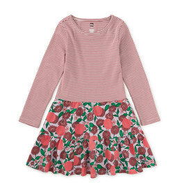 Tea Collection Tiered Skirted Twirl Dress Persimmon
