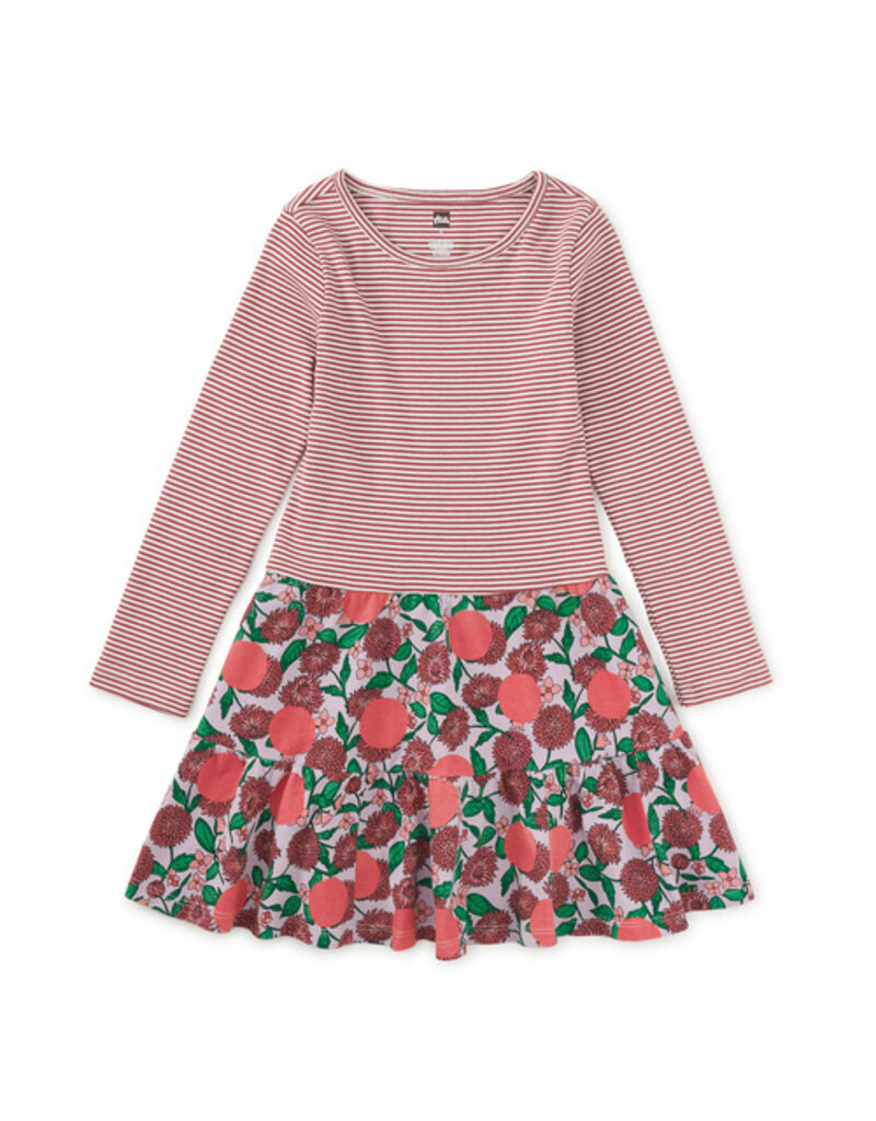 Tea Collection Tiered Skirted Twirl Dress Persimmon