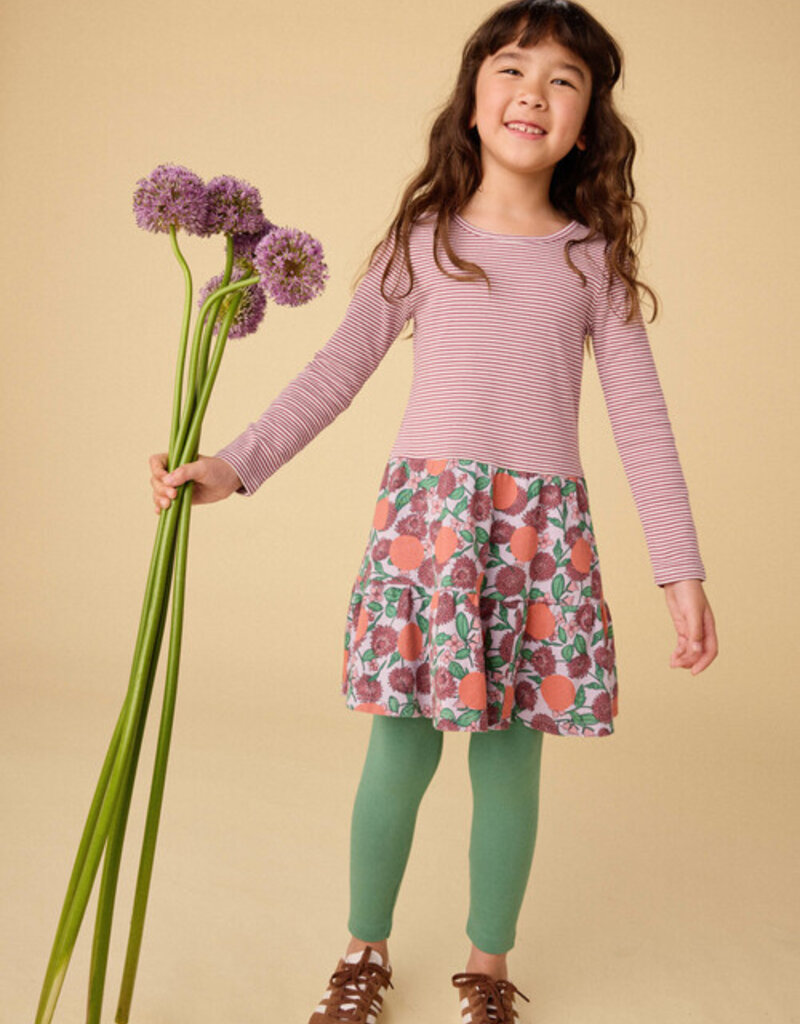 Tea Collection Tiered Skirted Twirl Dress Persimmon