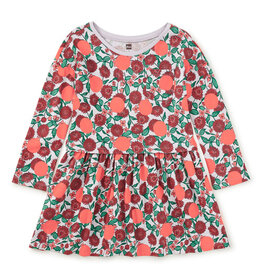 Tea Collection SALE Printed Pocket Play Dress Persimmon Dot Floral