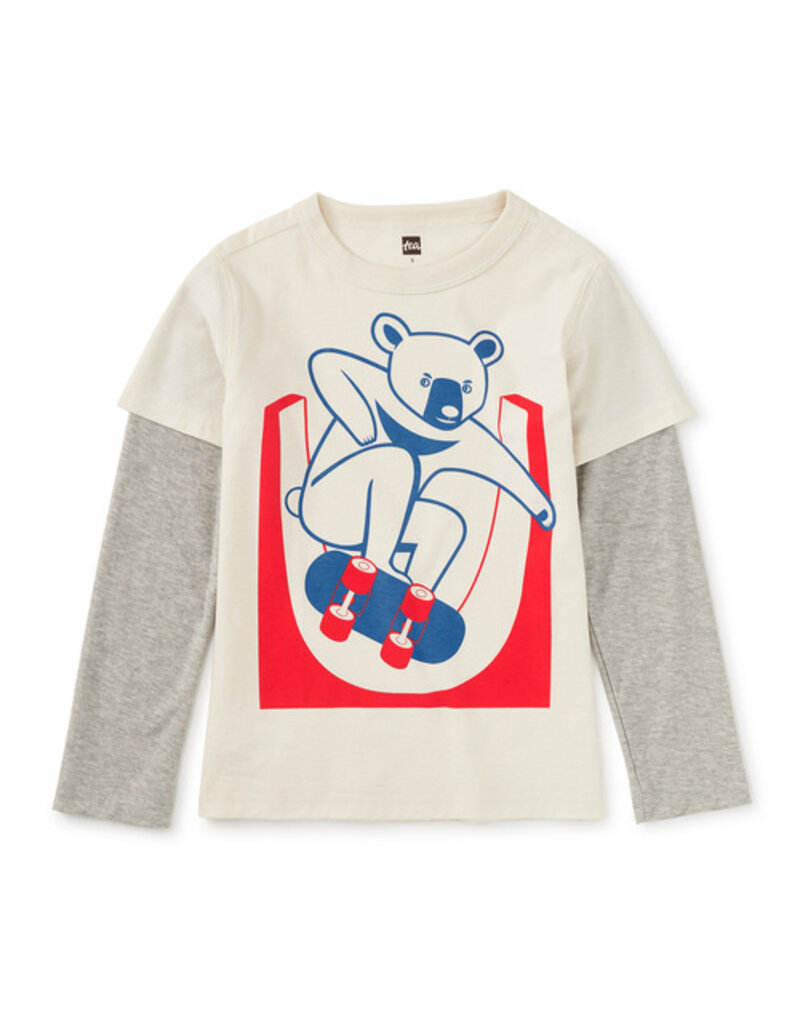 Tea Collection Skater Moon Bear Layered Birch