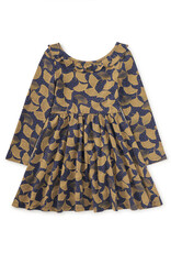 Tea Collection Ruffle Collar Ballet Dress Gingko Leaf