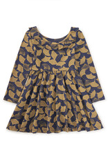 Tea Collection Ruffle Collar Ballet Dress Gingko Leaf