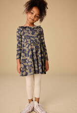 Tea Collection Ruffle Collar Ballet Dress Gingko Leaf