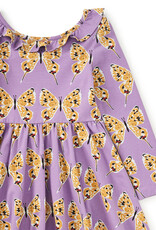 Tea Collection Ruffle Collar Ballet Dress Dragon Swallowtail