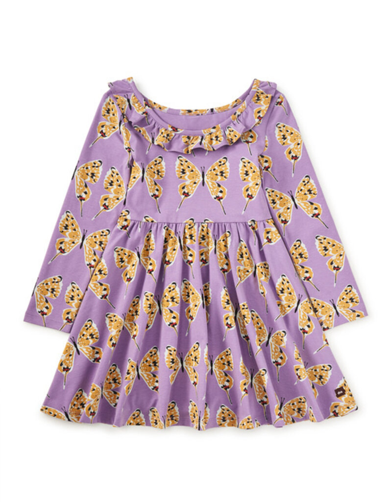 Tea Collection Ruffle Collar Ballet Dress Dragon Swallowtail
