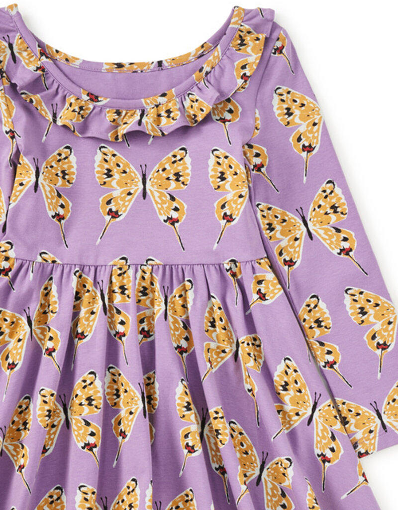 Tea Collection Ruffle Collar Ballet Dress Dragon Swallowtail