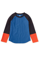 Tea Collection Explorer Colorblock Raglan Top Imperial