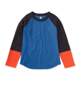 Tea Collection SALE Explorer Colorblock Raglan Top Imperial