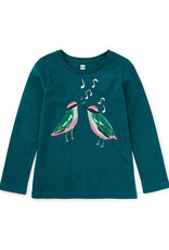 Tea Collection Fairy Pitta Graphic Tee Scuba