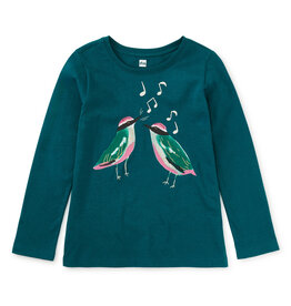 Tea Collection Fairy Pitta Graphic Tee Scuba