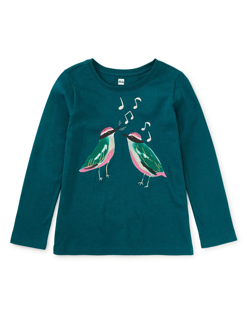 Tea Collection Fairy Pitta Graphic Tee Scuba